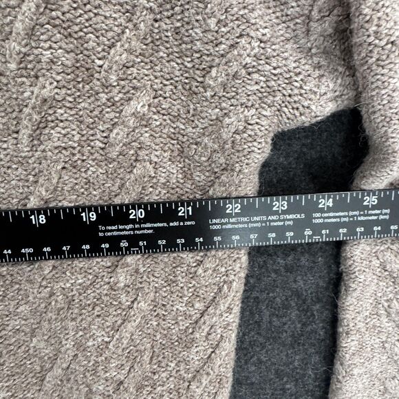 J.Jill Sweater Womens Small Beige Open Front Cardigan Textured Knit Alpaca Blend - Picture 4 of 8